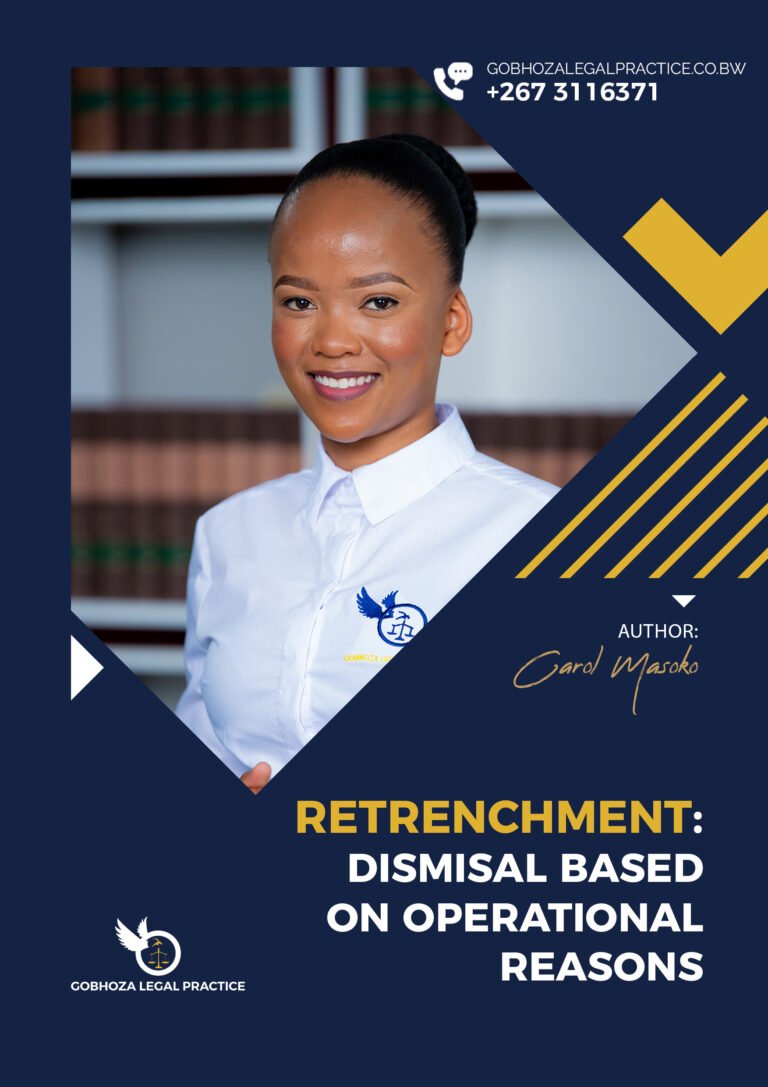 Retrenchment: Dismissal on Operational Reasons